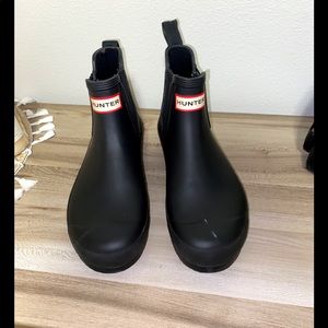Hunter ankle rain boots